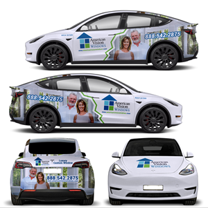 Car Wrap Design by websmartusa for American Vision Windows Arizona | Design: #33618069