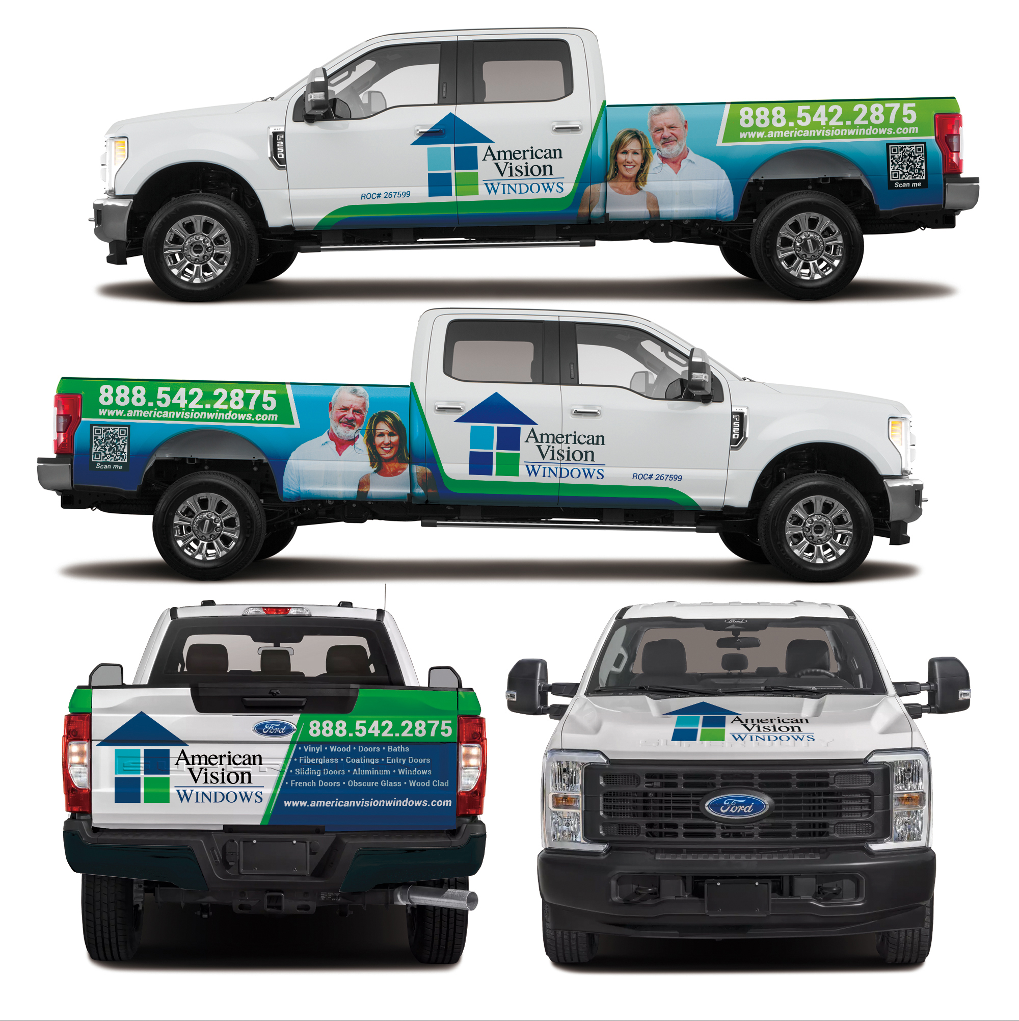 Car Wrap Design by websmartusa for American Vision Windows Arizona | Design #33618072