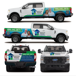 Car Wrap Design by websmartusa for American Vision Windows Arizona | Design: #33618072