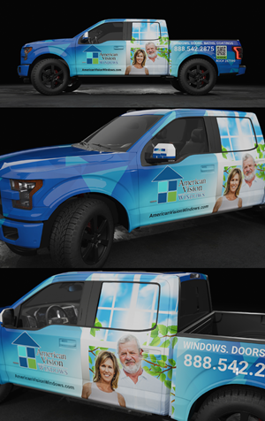 Car Wrap Design by Wrapcia for American Vision Windows Arizona | Design: #33608625
