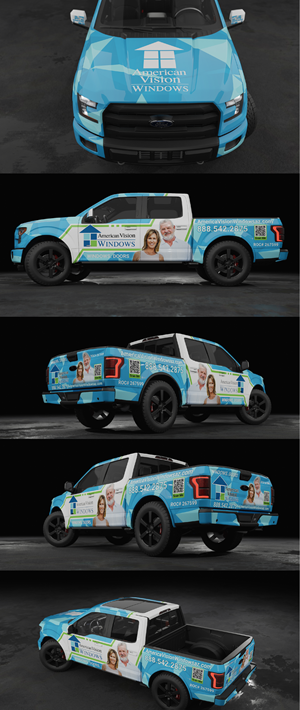 Car Wrap Design by Wrapcia for American Vision Windows Arizona | Design: #33661593