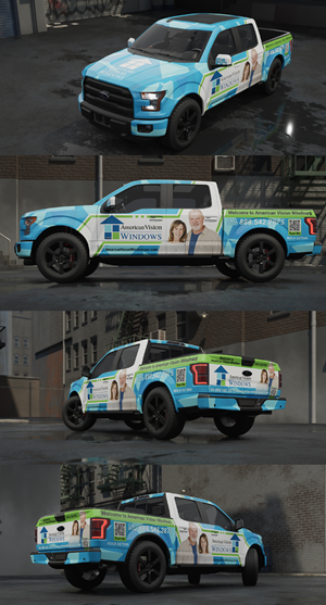 Car Wrap Design by Wrapcia for American Vision Windows Arizona | Design: #34166930
