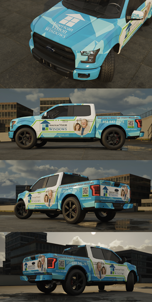 Car Wrap Design by Wrapcia for American Vision Windows Arizona | Design: #34227921