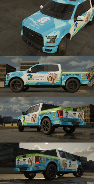 Car Wrap Design by Wrapcia for American Vision Windows Arizona | Design: #34227932