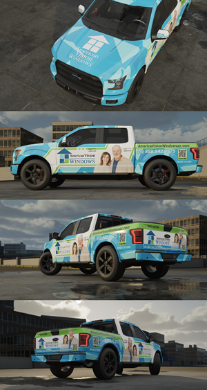 Car Wrap Design by Wrapcia for American Vision Windows Arizona | Design: #34280566