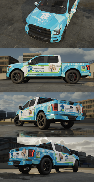 Car Wrap Design by Wrapcia for American Vision Windows Arizona | Design: #34287967
