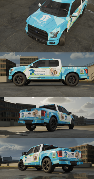 Car Wrap Design by Wrapcia for American Vision Windows Arizona | Design: #34312146