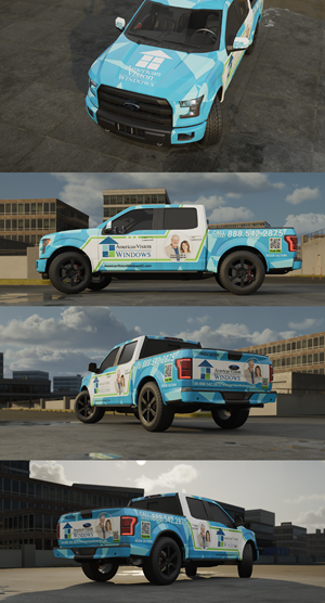 Car Wrap Design by Wrapcia for American Vision Windows Arizona | Design: #34327235