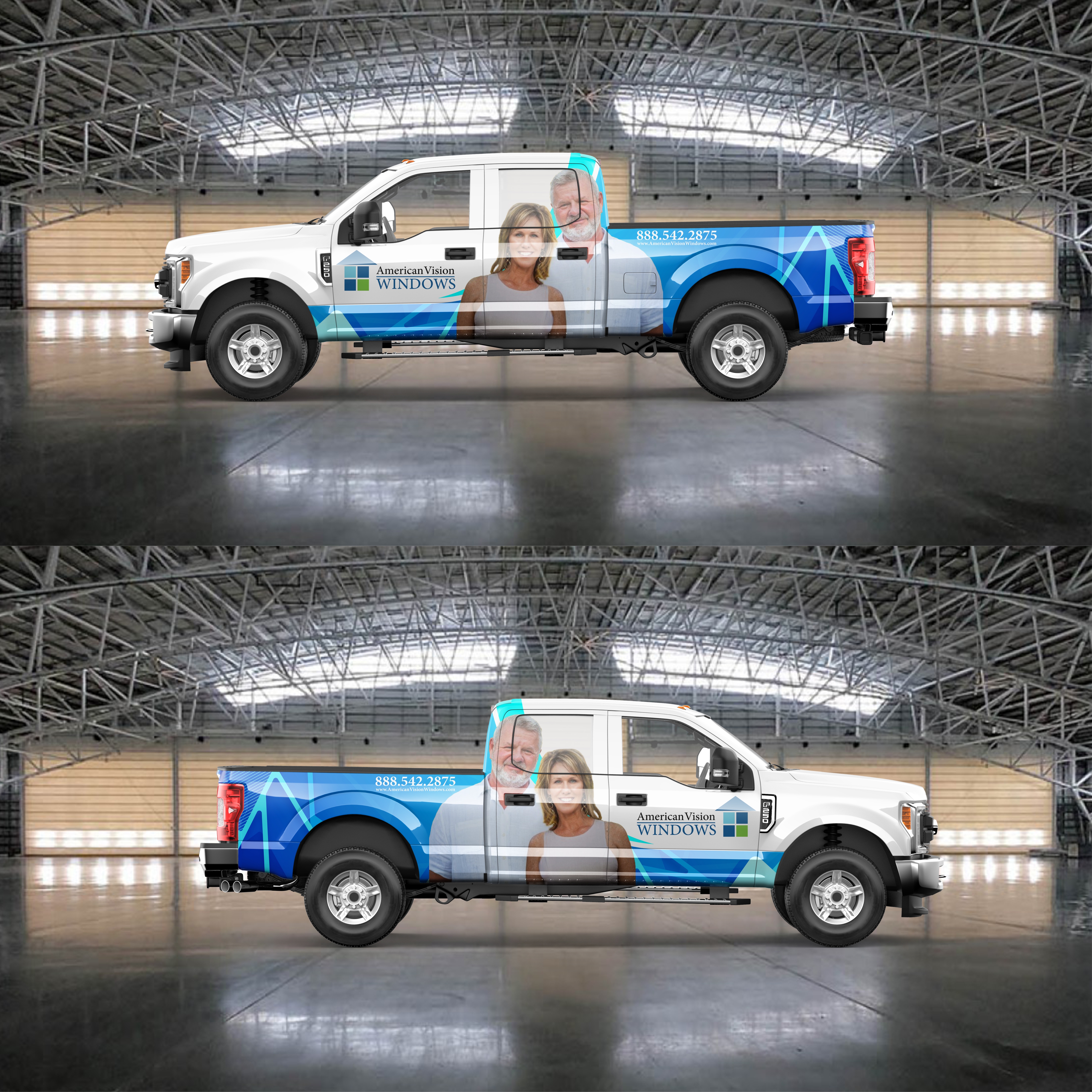 Car Wrap Design by Ken_Zie for American Vision Windows Arizona | Design #33640842
