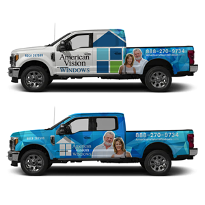 Car Wrap Design by Yoga Tri for American Vision Windows Arizona | Design #33956511