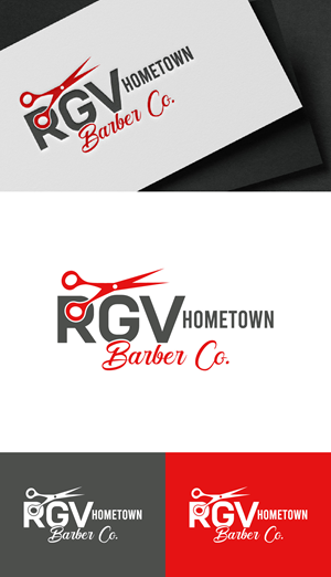 Logo Design by Loknath for RGV Hometown Barber Co. | Design: #33602239