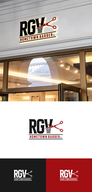 Logo Design by Loknath for RGV Hometown Barber Co. | Design: #33602242