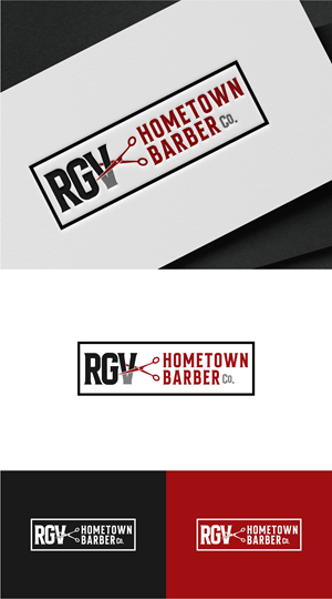 Design de Logo par Loknath pour RGV Hometown Barber Co. | Design : #33609818