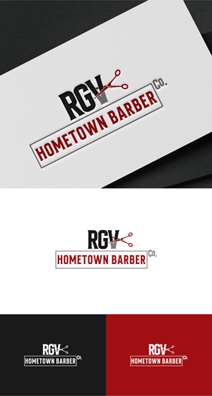 Diseño de Logo por Loknath para RGV Hometown Barber Co. | Diseño: #33609820