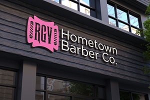 Logo Design by Kavth for RGV Hometown Barber Co. | Design: #33634964