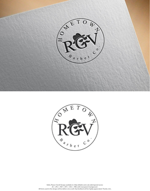 Diseño de Logo por skart para RGV Hometown Barber Co. | Diseño: #33606192