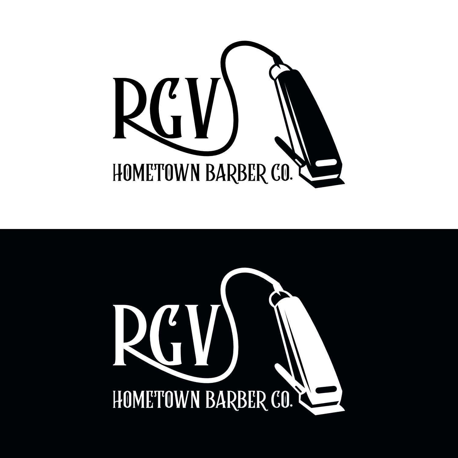 Logo-Design von cah awu für RGV Hometown Barber Co. | Design #33598946