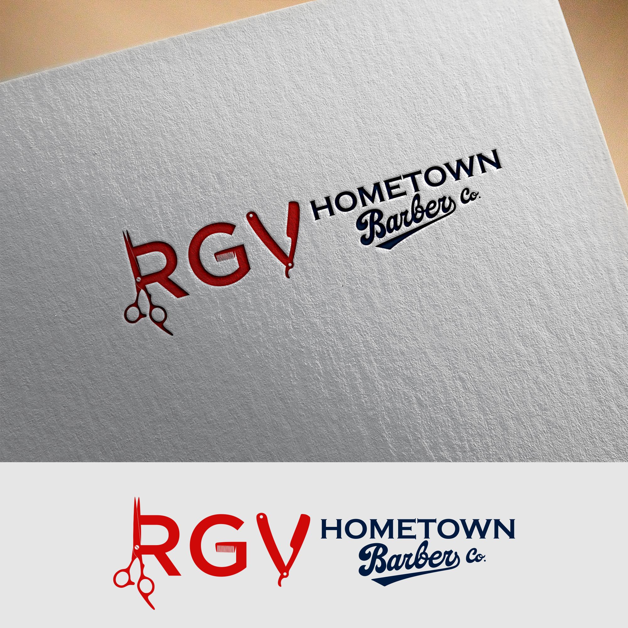 Diseño de Logo por Dyah14 para RGV Hometown Barber Co. | Diseño #33615644