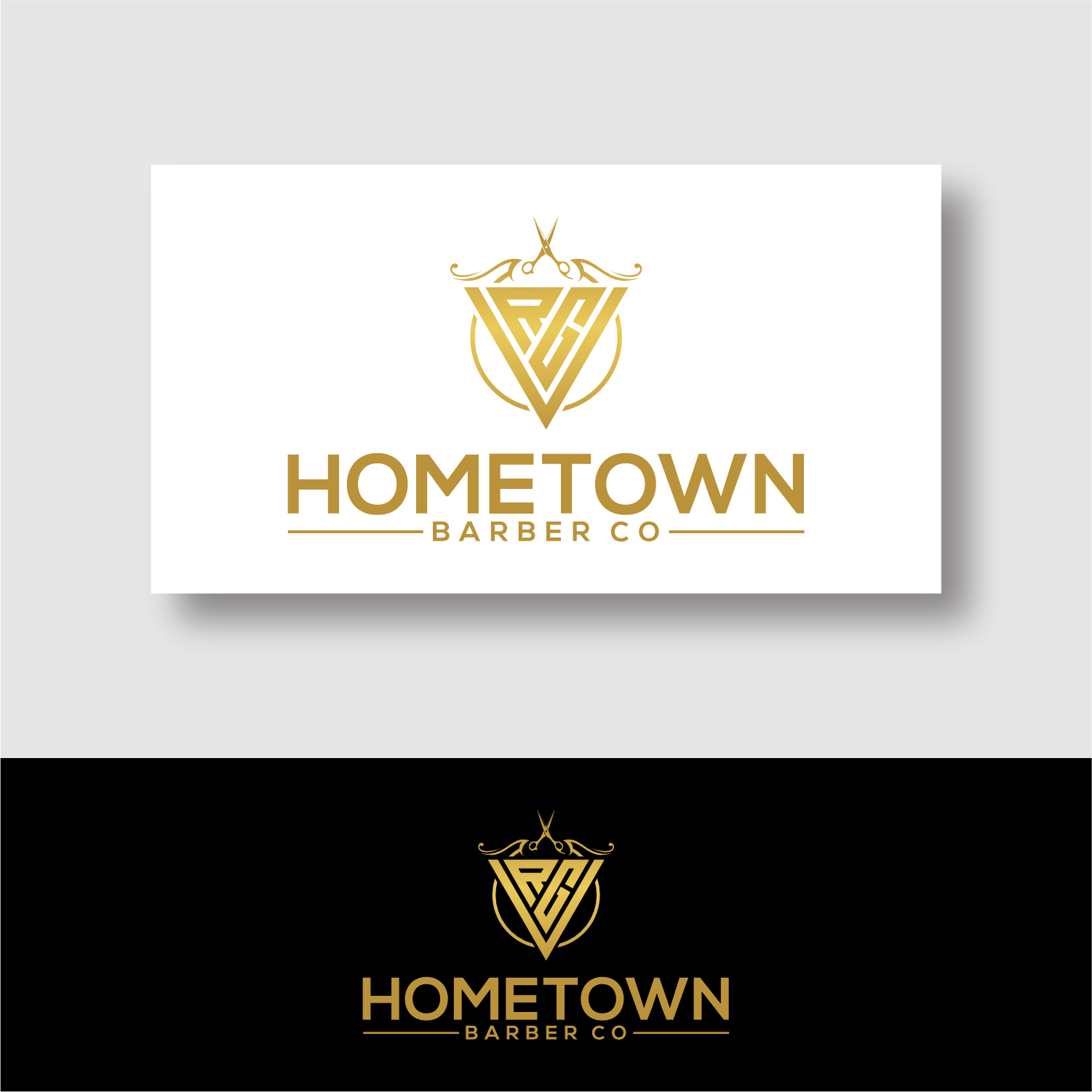 Diseño de Logo por ganesaputu para RGV Hometown Barber Co. | Diseño #33598991