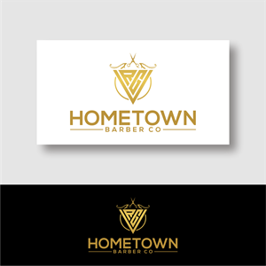 Diseño de Logo por ganesaputu para RGV Hometown Barber Co. | Diseño: #33598991