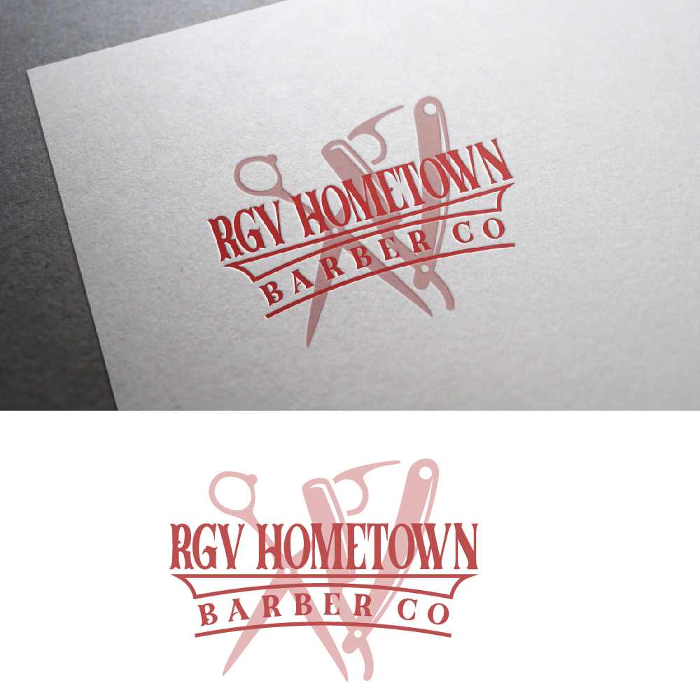 Logo-Design von creativemood438 für RGV Hometown Barber Co. | Design #33602539