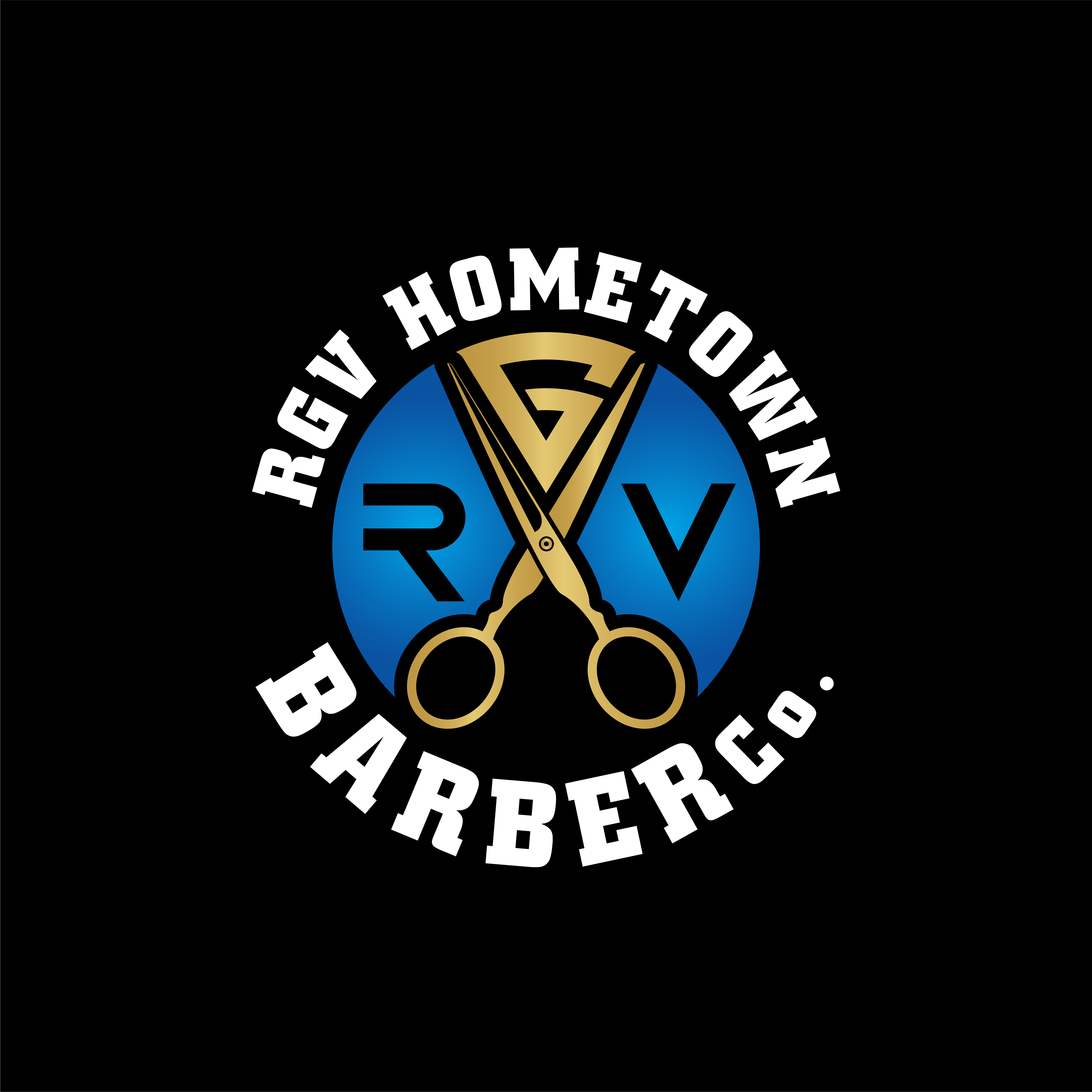 Logo Design by iank for RGV Hometown Barber Co. | Design #33643948