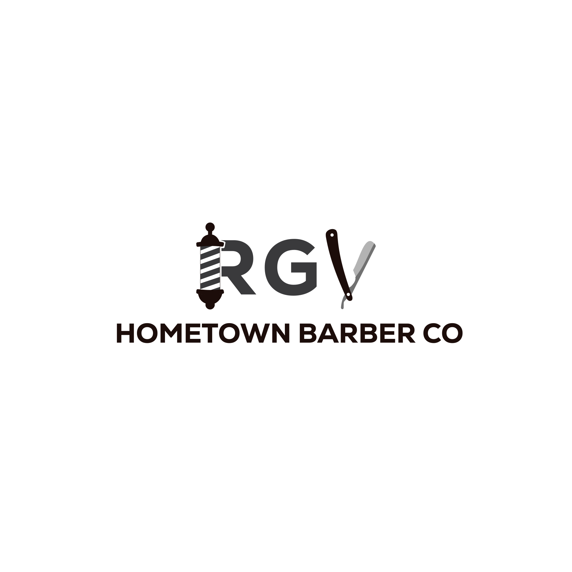 Diseño de Logo por alitjuara para RGV Hometown Barber Co. | Diseño #33608798