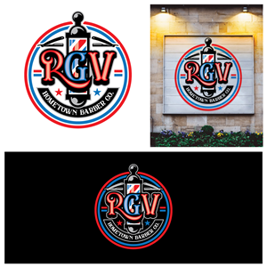 Logo Design by riya.mitra07j for RGV Hometown Barber Co. | Design: #33598945
