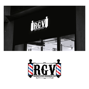 Logo Design by webeezine for RGV Hometown Barber Co. | Design: #33603192