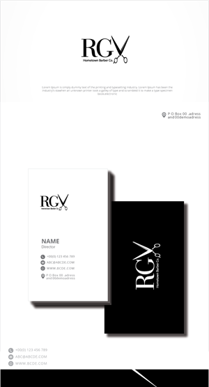 Design de Logo par zebronicgraphic pour RGV Hometown Barber Co. | Design : #33603396