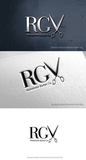 Design de Logo par zebronicgraphic pour RGV Hometown Barber Co. | Design : #33603398
