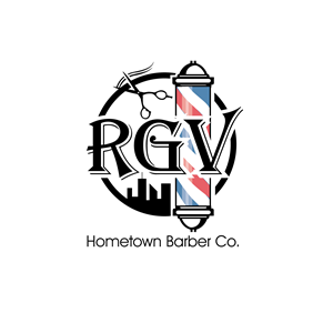 Logo Design by GODDREAMCREATION for RGV Hometown Barber Co. | Design: #33599778