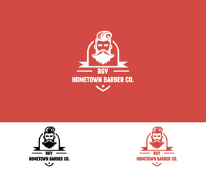Diseño de Logo por P-95 para RGV Hometown Barber Co. | Diseño: #33600884