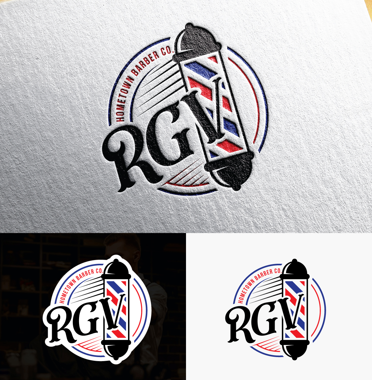 Design de Logo par step forward 2 pour RGV Hometown Barber Co. | Design #33598826
