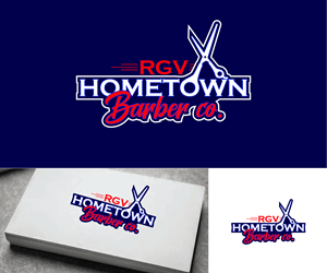 Logo Design by Ansh Design for RGV Hometown Barber Co. | Design: #33601730