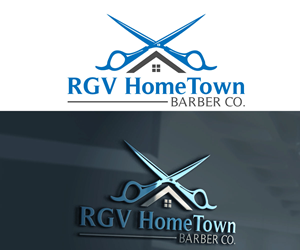 Diseño de Logo por MH@Designer para RGV Hometown Barber Co. | Diseño: #33601813