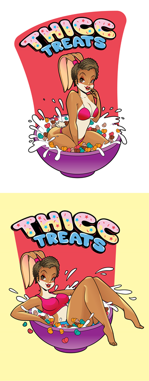 Design de T-shirt par ally designs pour Thicc Treats | Design : #33620224