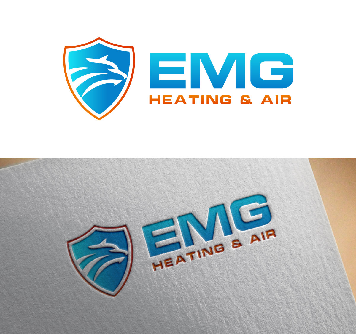 Diseño de Logo por Danial07 para EMG Heating & Air  | Diseño #33608508
