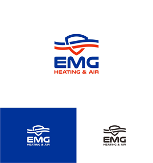 Logo Design by GI ART for EMG Heating & Air  | Design: #33639478
