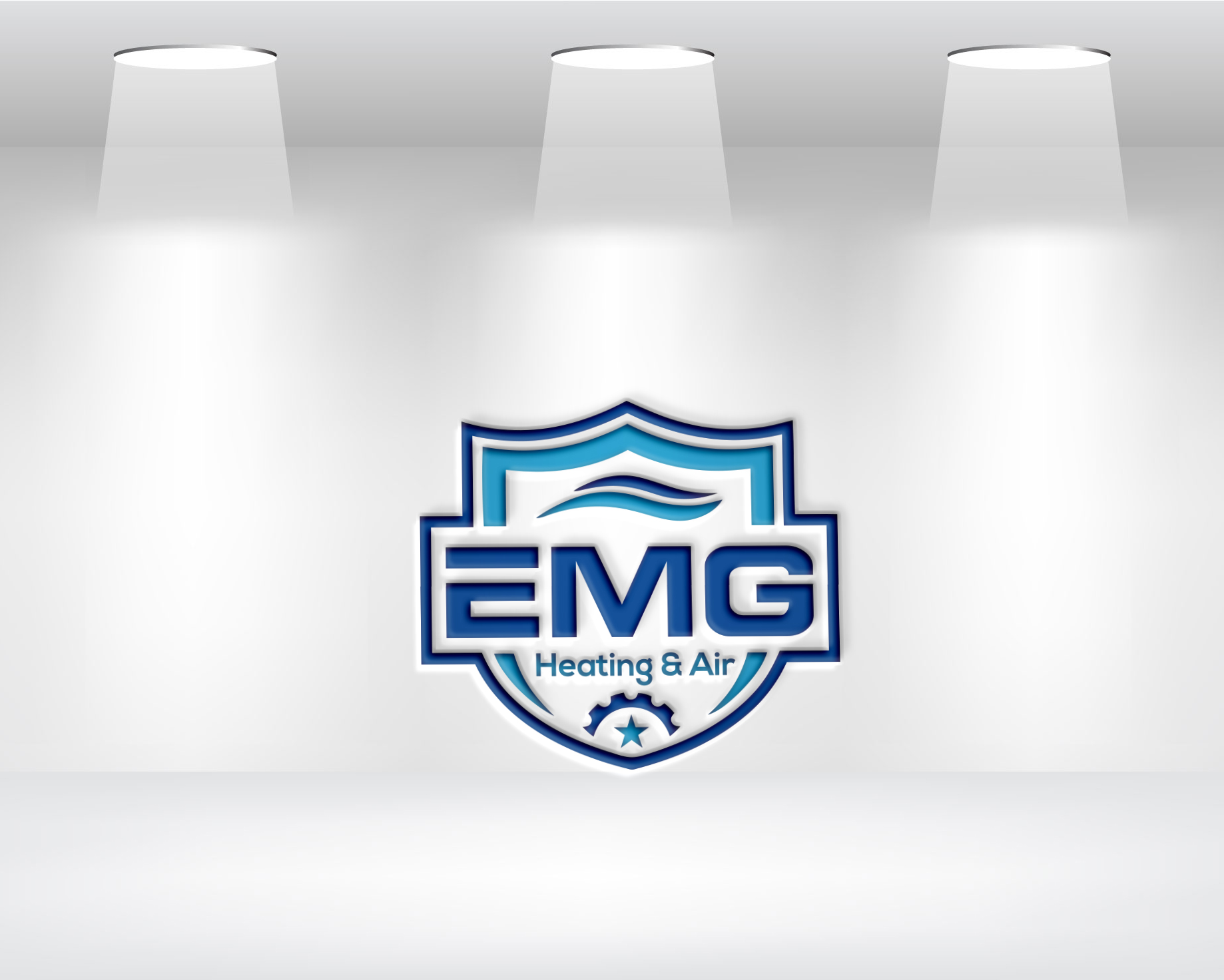 Design de Logo par Daniel Khan pour EMG Heating & Air  | Design #33607735