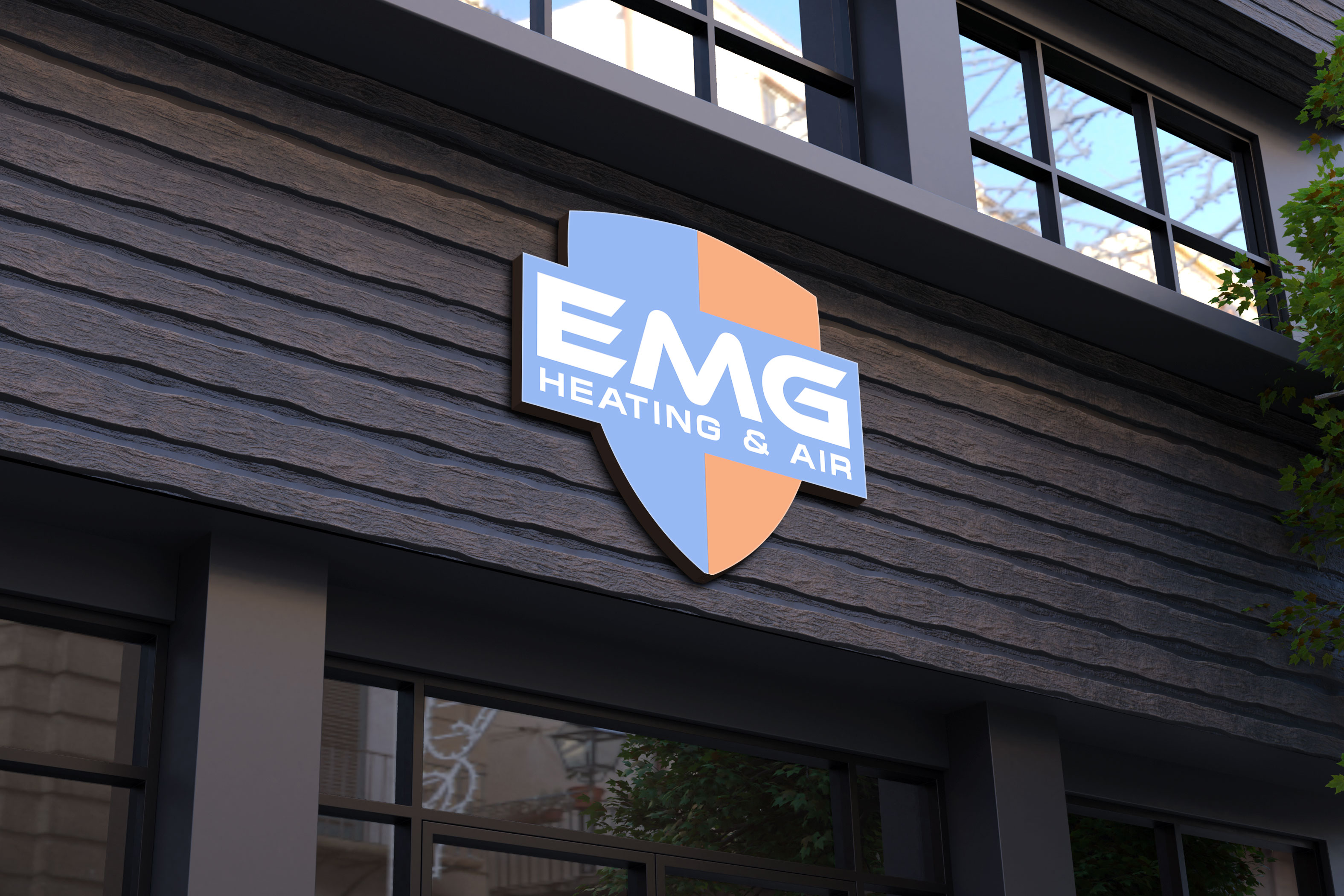 Logo Design by Kavth for EMG Heating & Air  | Design #33640099