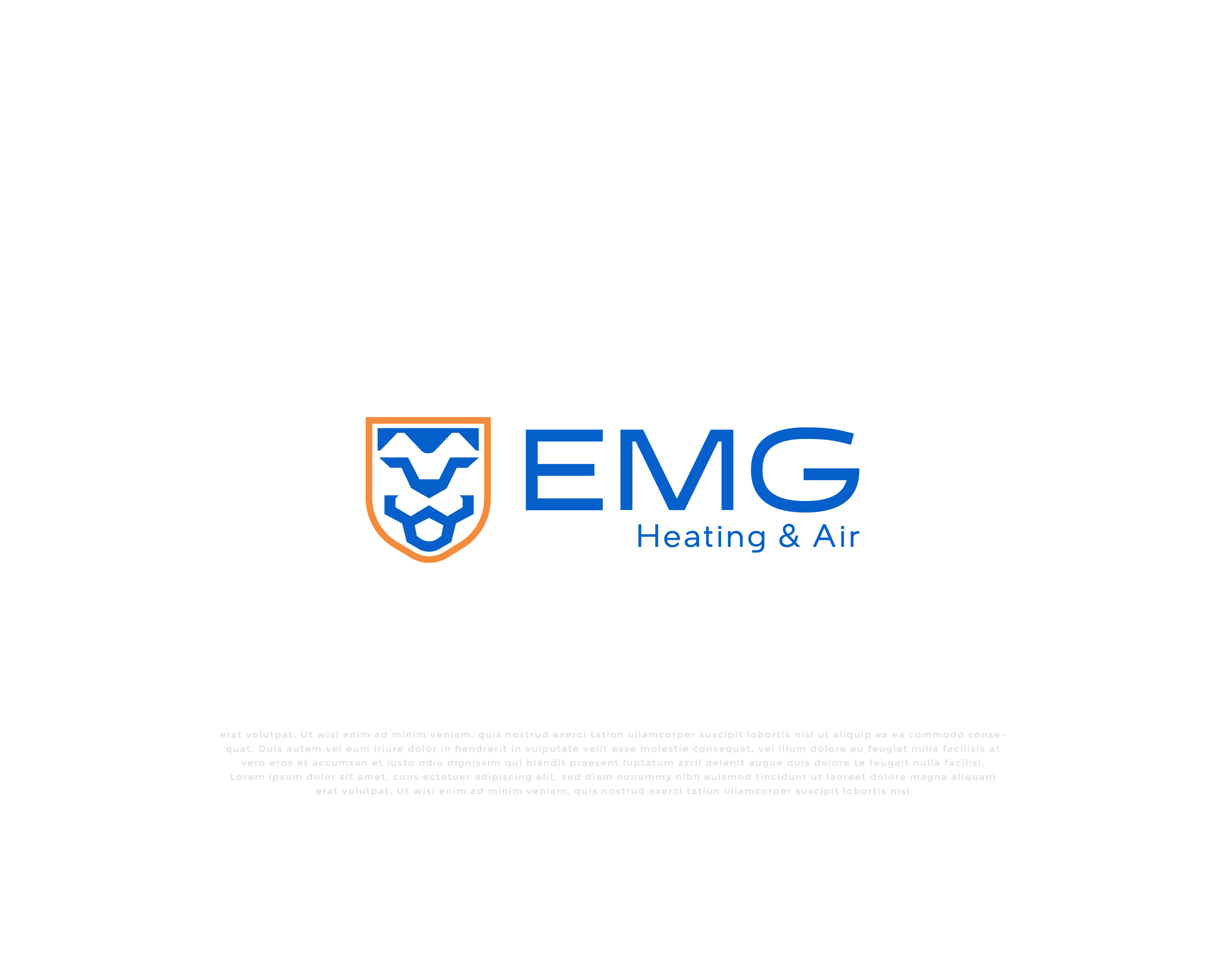 Logo-Design von mehedi.h für EMG Heating & Air  | Design #33602512