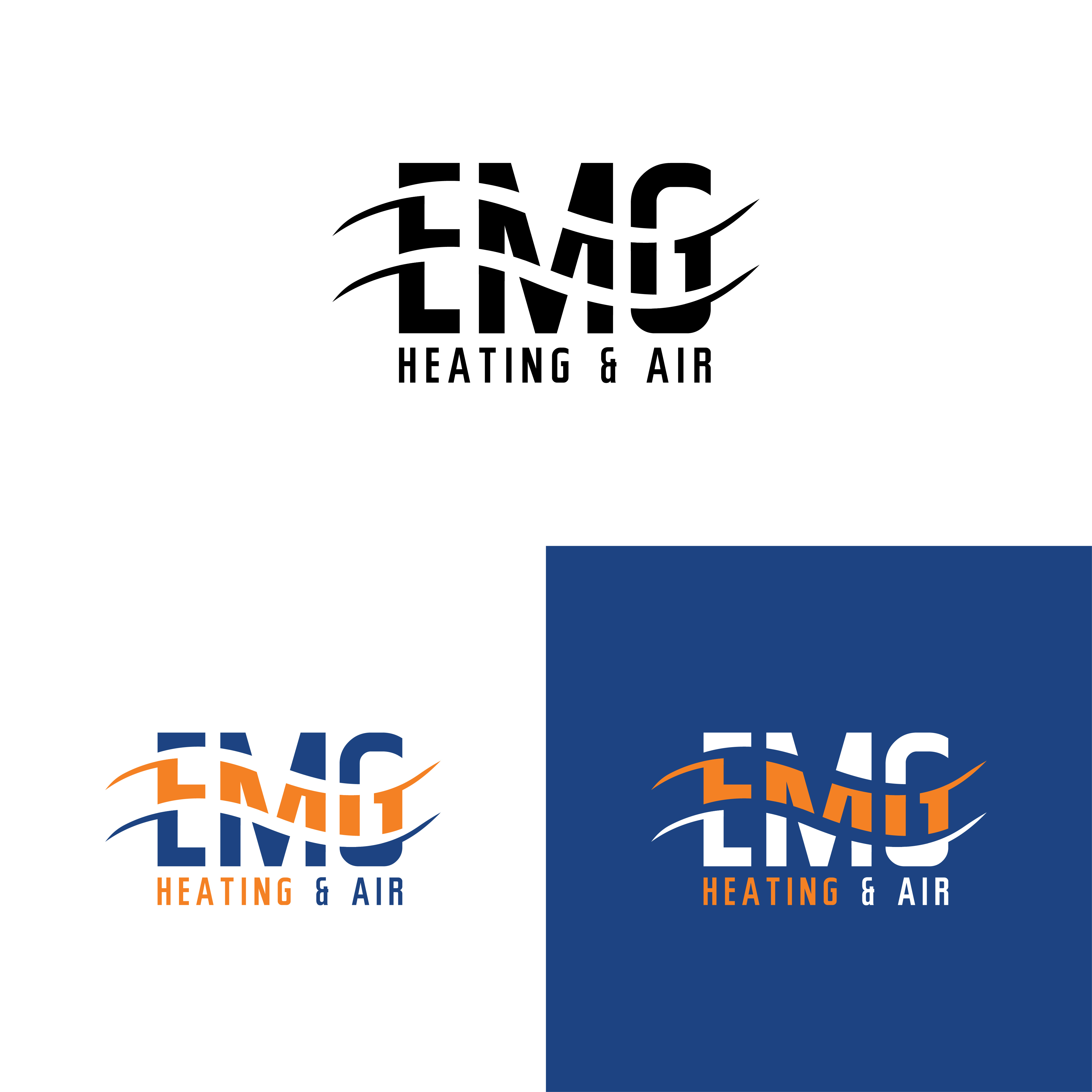 Logo Design by Faisal28 for EMG Heating & Air  | Design #33614048