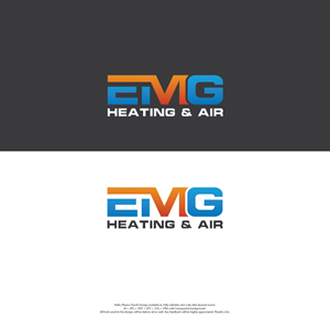 Logo Design by skart for EMG Heating & Air  | Design: #33602921