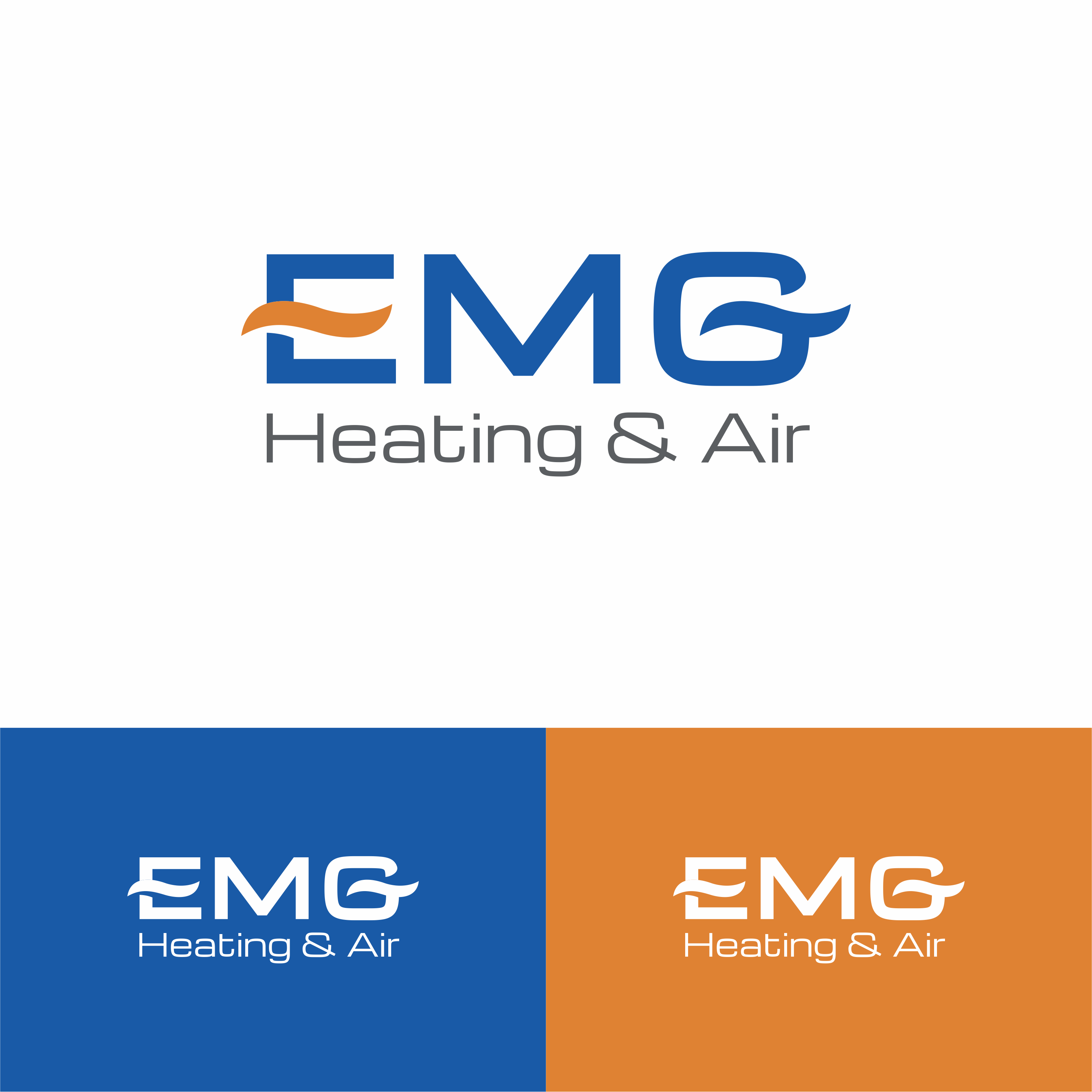 Logo Design by madrisaldi for EMG Heating & Air  | Design #33602819