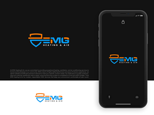 Logo Design by COLOUR CREATIVE for EMG Heating & Air  | Design: #33641890