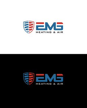 Logo Design by TDAC for EMG Heating & Air  | Design: #33604744