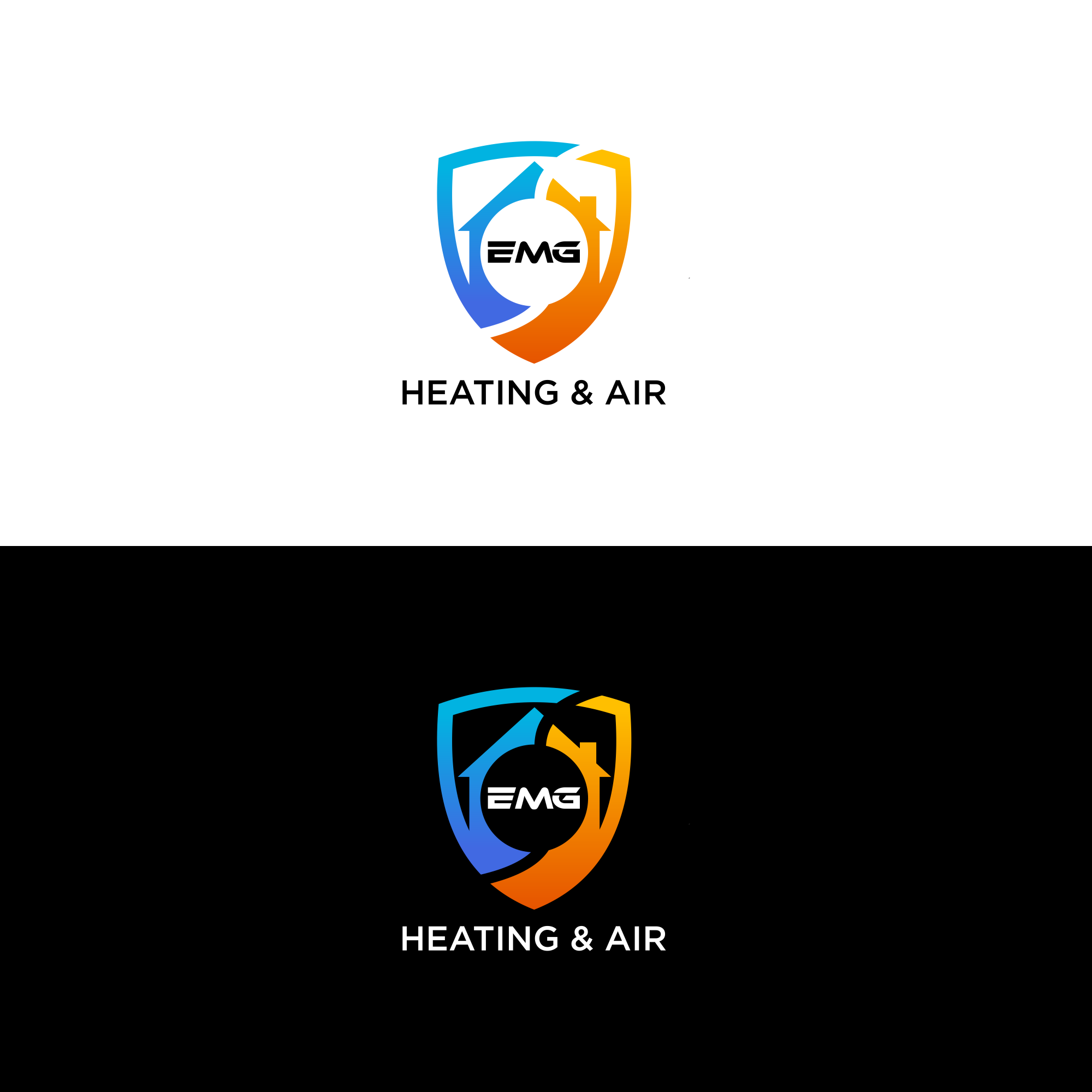 Logo Design by Masio_ for EMG Heating & Air  | Design #33641740