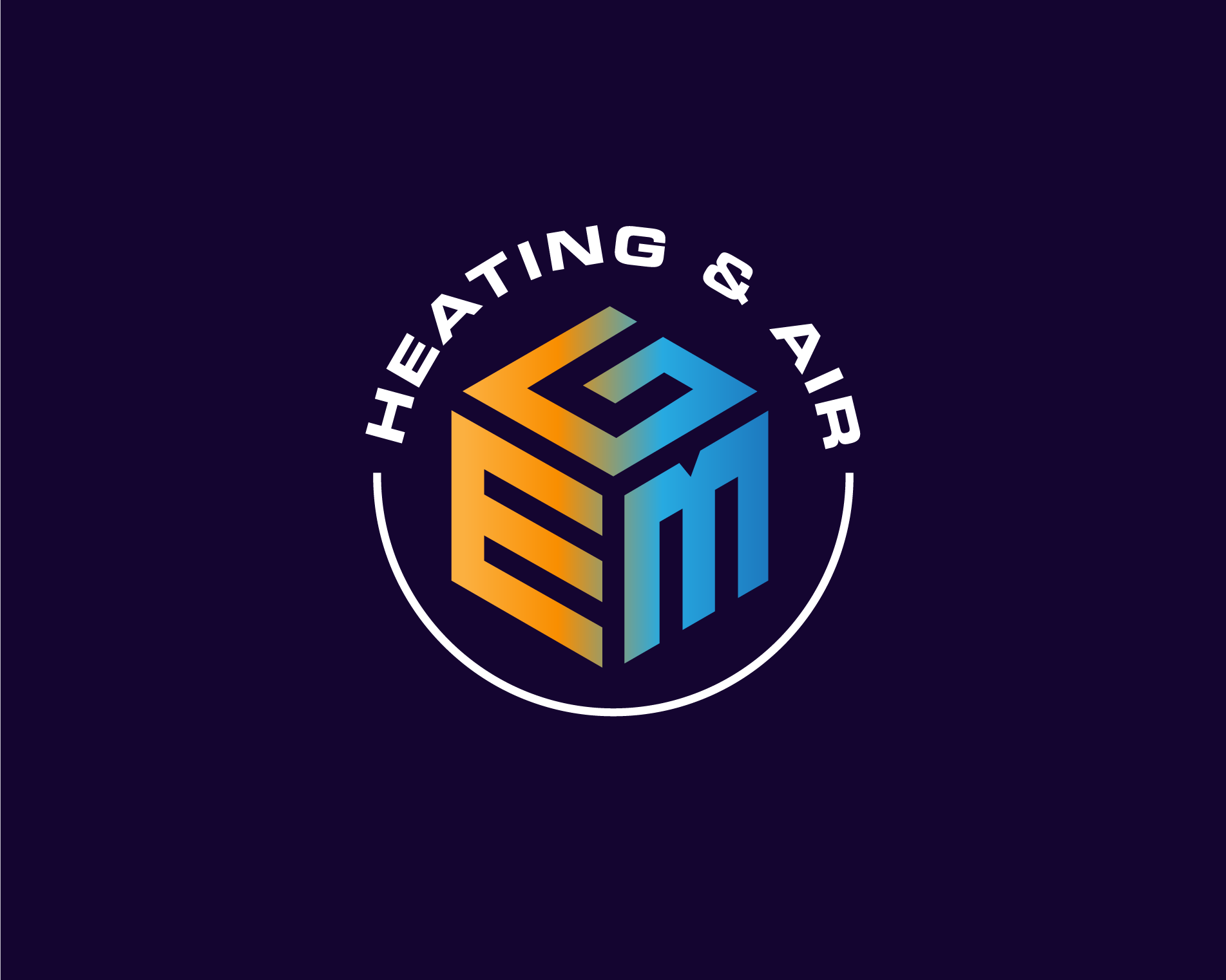 Logo Design by Zbiz for EMG Heating & Air  | Design #33604050