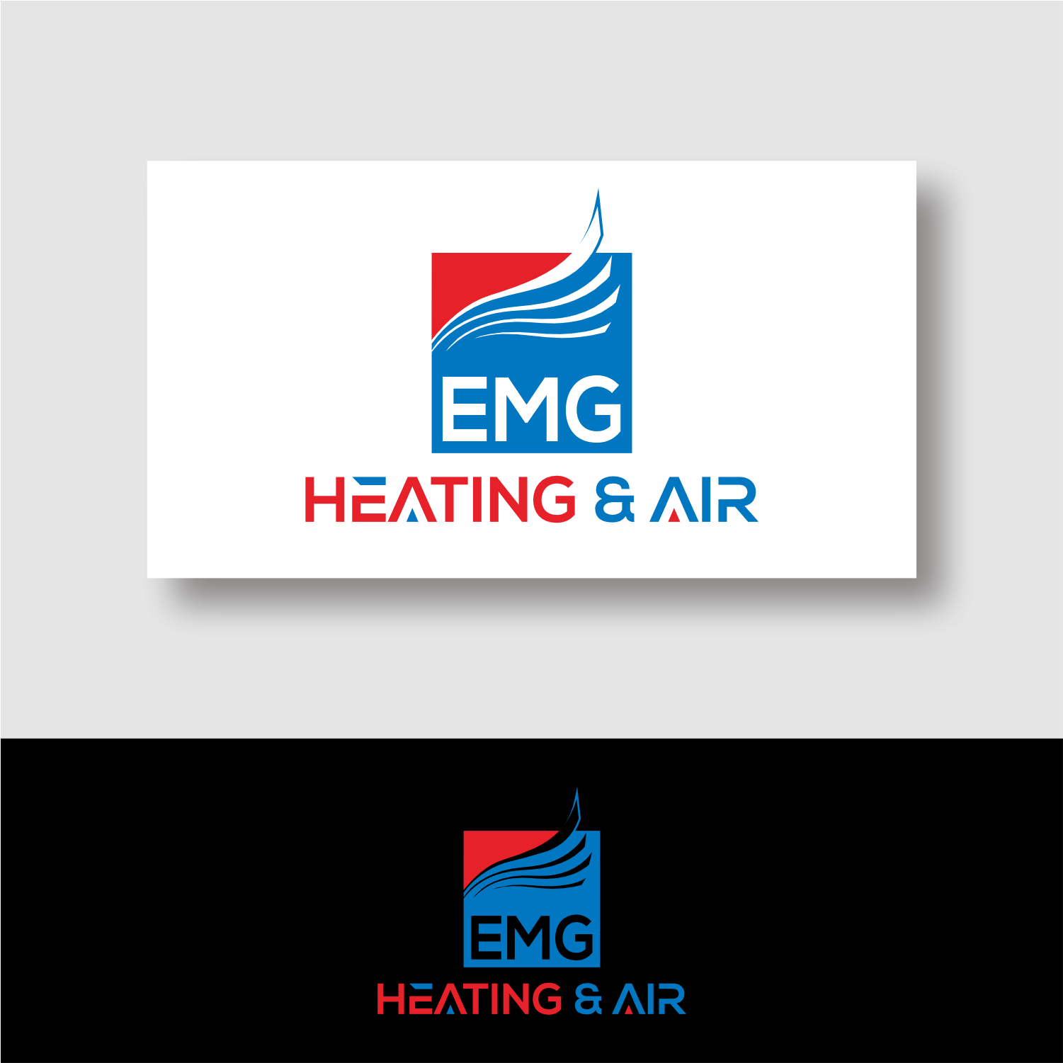 Logo Design by ganesaputu for EMG Heating & Air  | Design #33602307